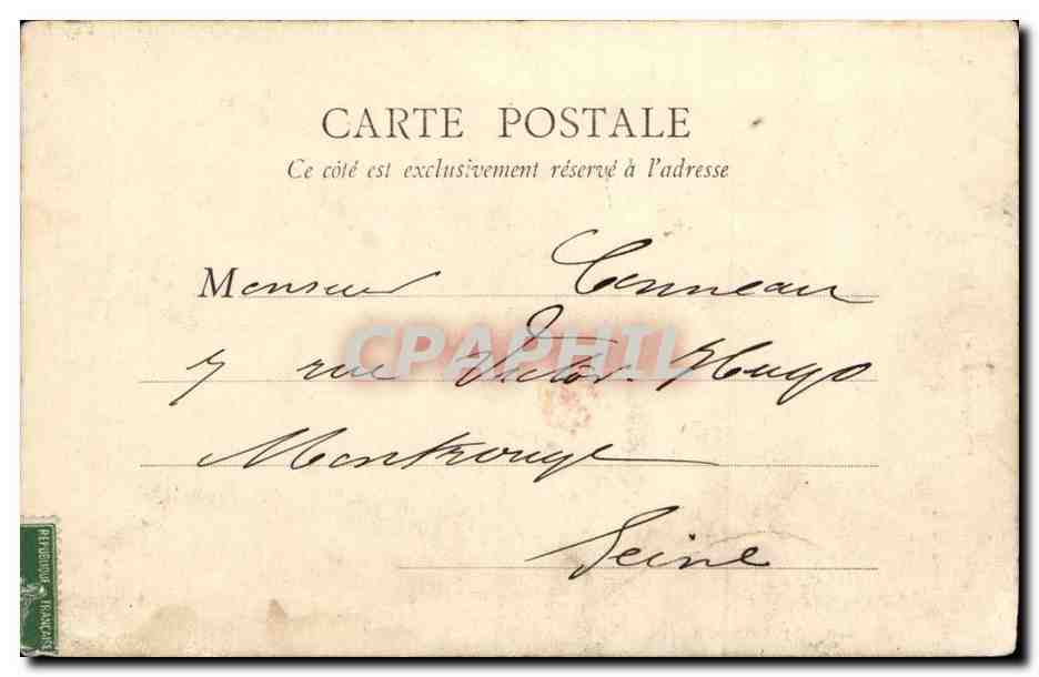 Tonnerre CPA Ancien hotel dieu Mausolee du marquis de Louvois — Rückseite