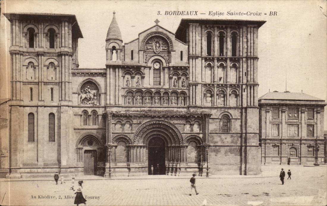 Bordeaux CPA Eglise Sainte CRoix