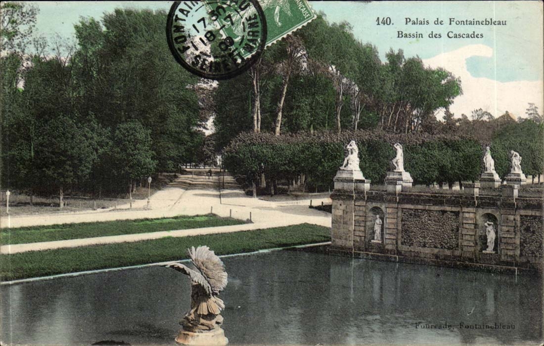 Palacio de Fontainebleau — Bassin des Cascades — Foutreade, Fontainebleau