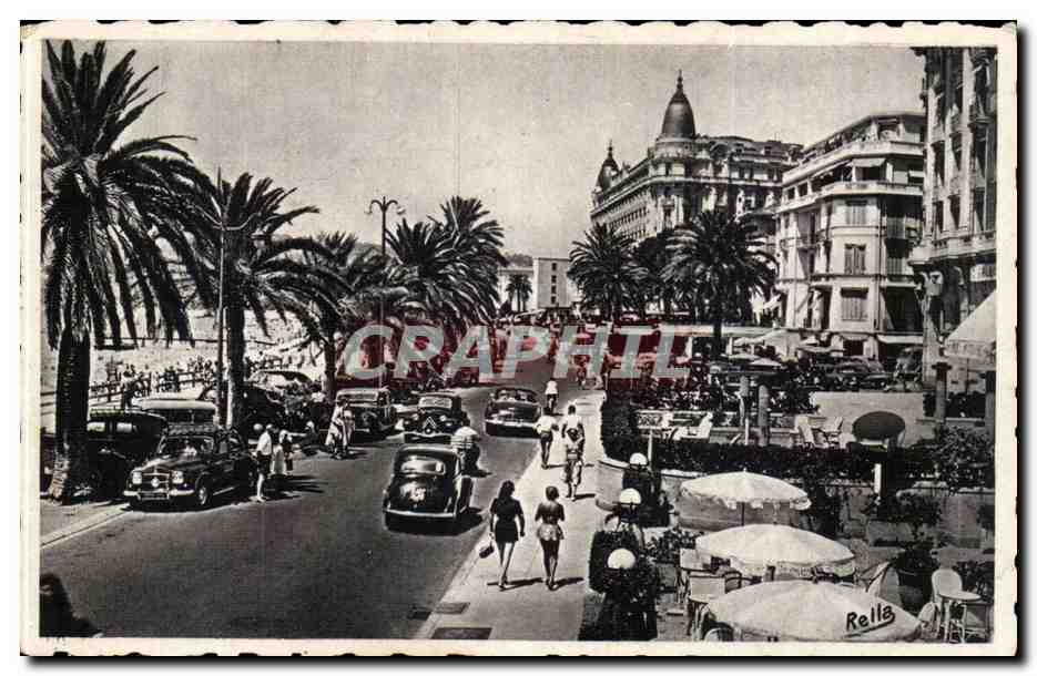 Cannes CPA La promenade de al CRoisette