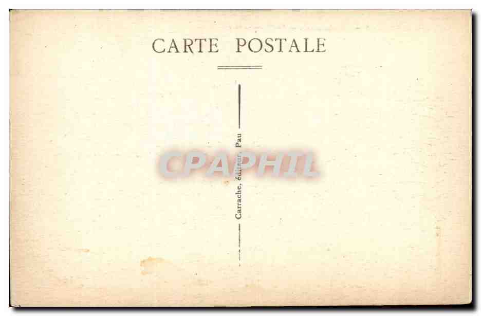 Lourdes CPA Vue generale et le chateau fort — Verso