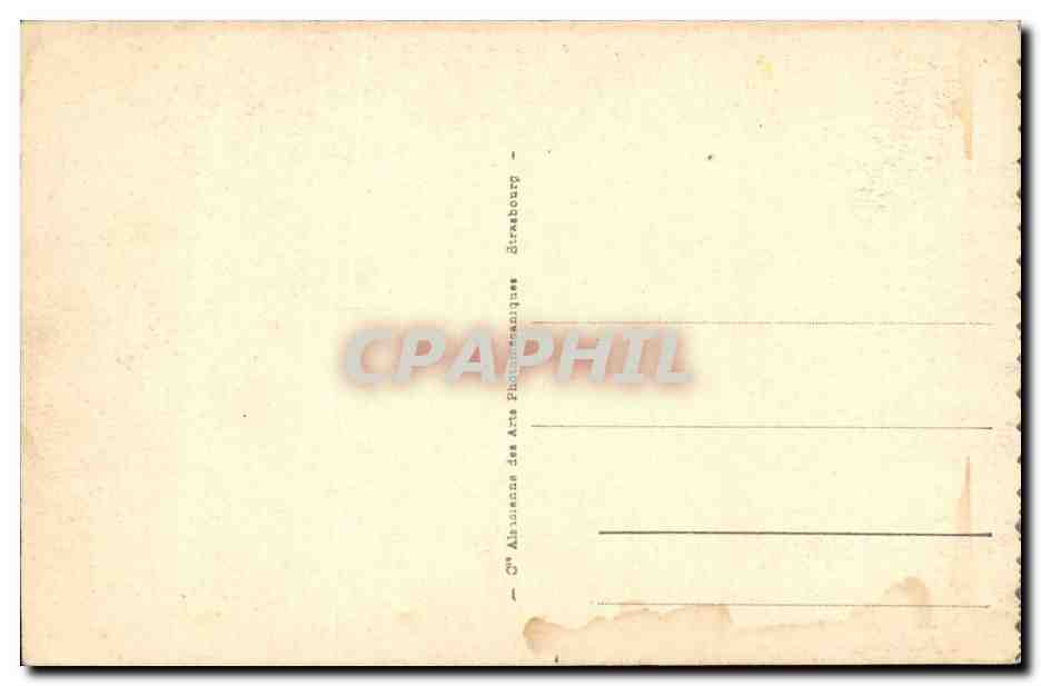Bagnères-de-Bigorre - La Place des Thermes — éditeur C° Albuclenca des Arts Photographiques — Verso