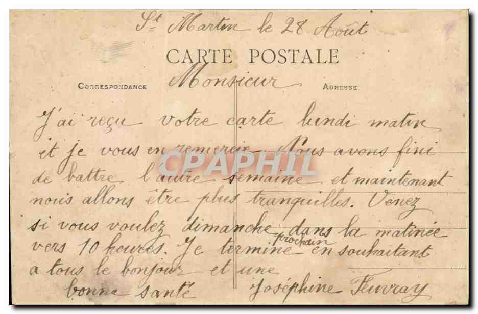 CPA Pelerinage de Notre DAme du Chene (diocese Le Mans) La basilique — Rückseite