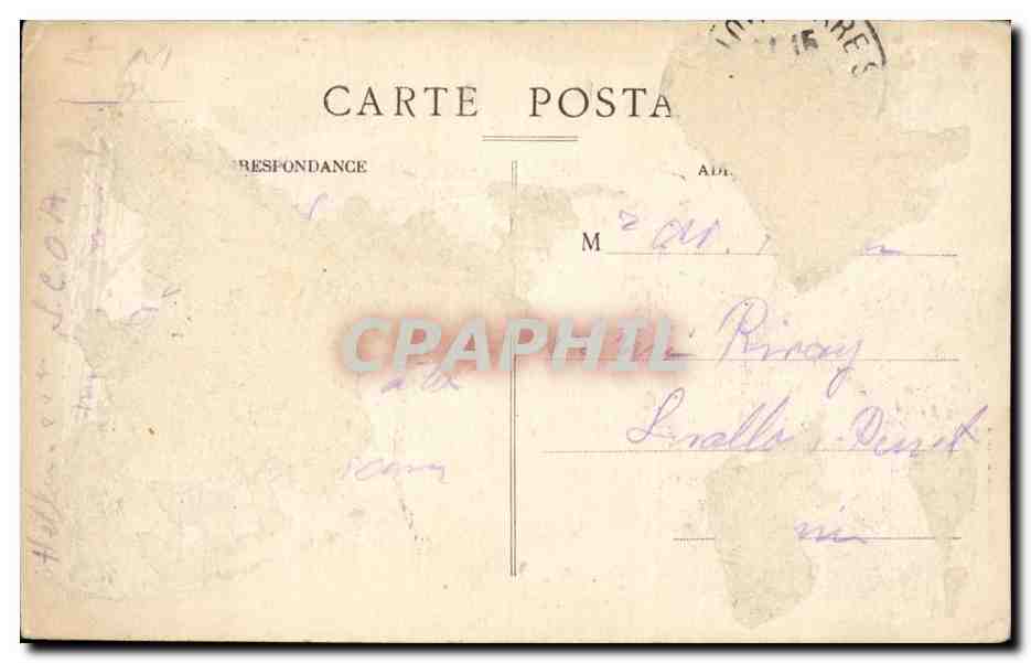 Niort — Der Bergfried — Sammlung Max Ménard, n°108 — Rückseite