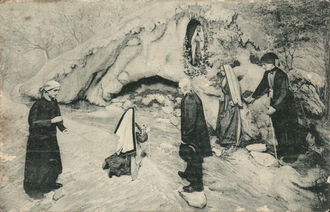 Lourdes CPA Le miracke du cierge