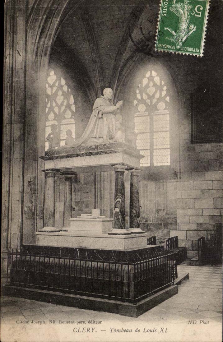Clery CPA Tombeau de Louis XI