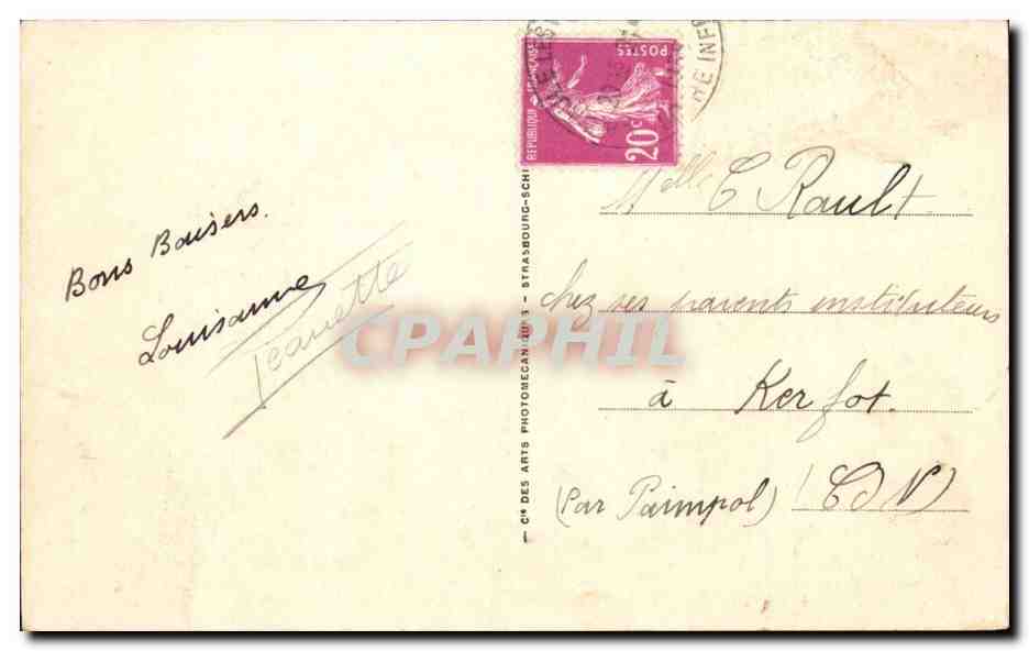 la Baule CPA Le casino (Menard) — Rückseite