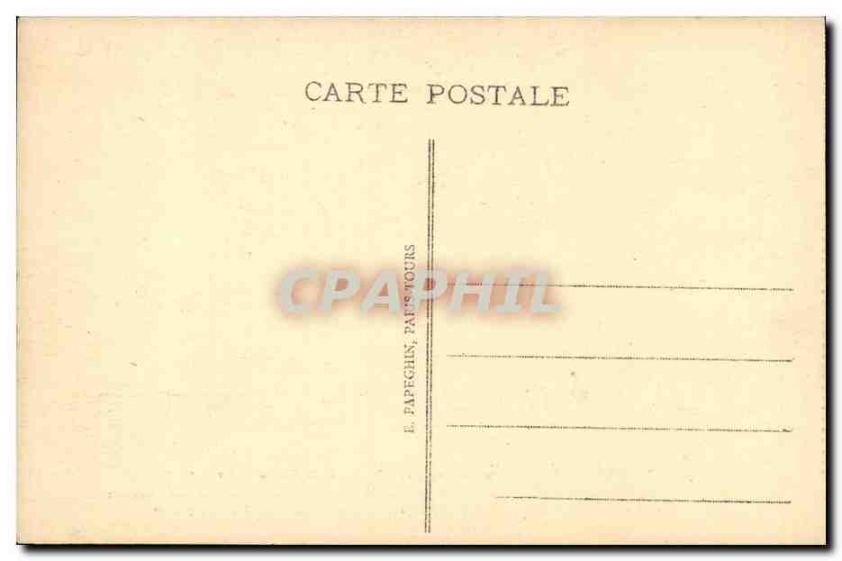 Chambord CPA Le cahetau L'oratoire de Francois 1er — Back