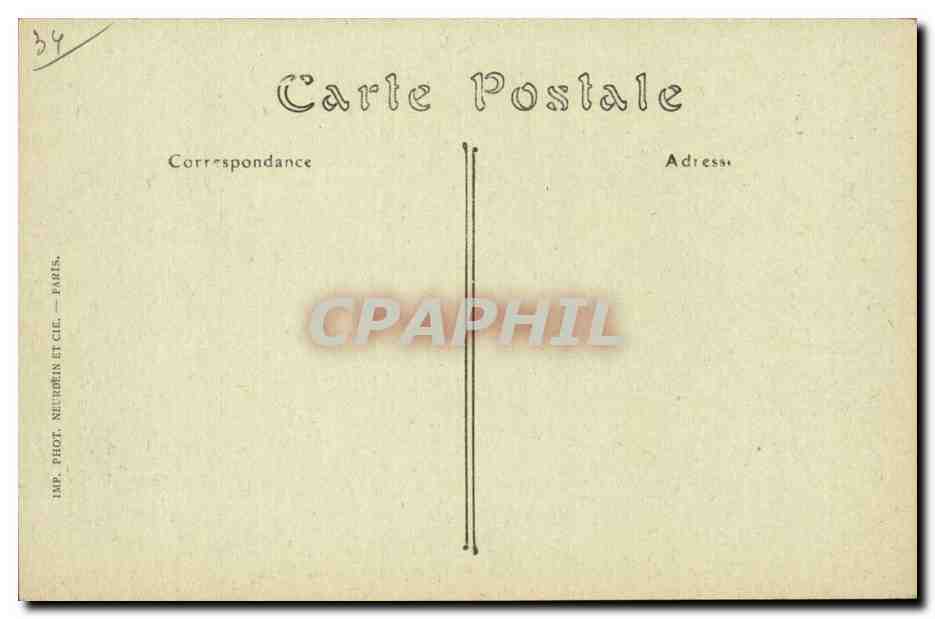Montpellier - Le Palais de Justice et l'Arc de Triomphe - CPA  — Back