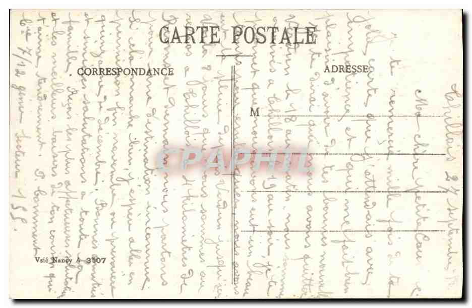 Reims - Les annees de bombardements 1914 - 1915 - Boulevard Lundy - CPA  — Verso