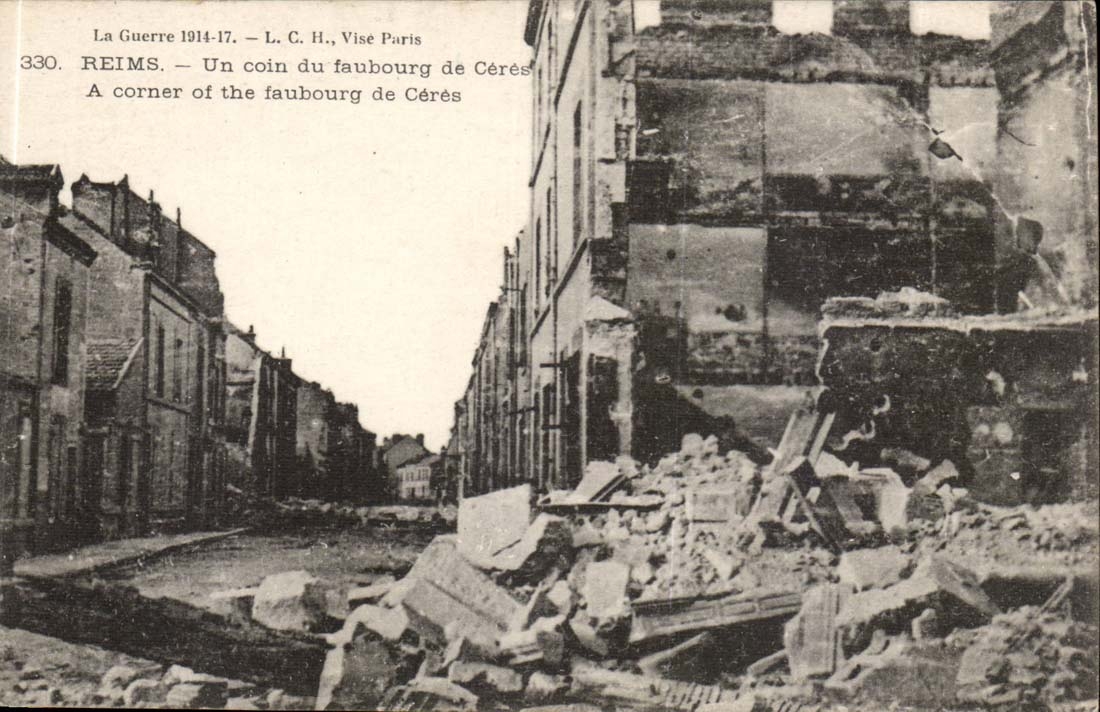 Reims - Un Coin du faubourg de Ceres - CPA 