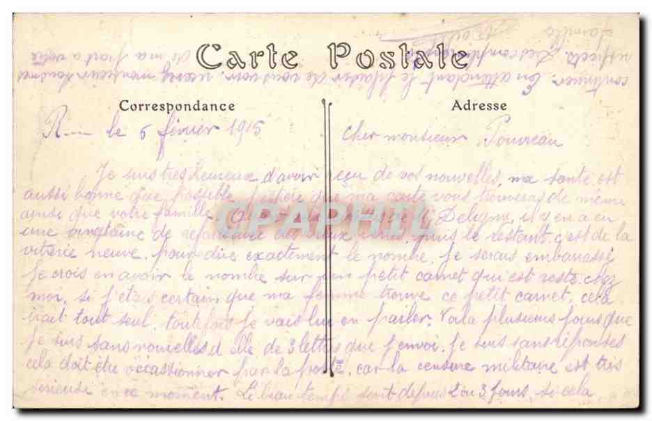 Bombarde ment de Reims — Un coin de la rue Colbert — Jules MATOT, éditeur, Reims — Reverso