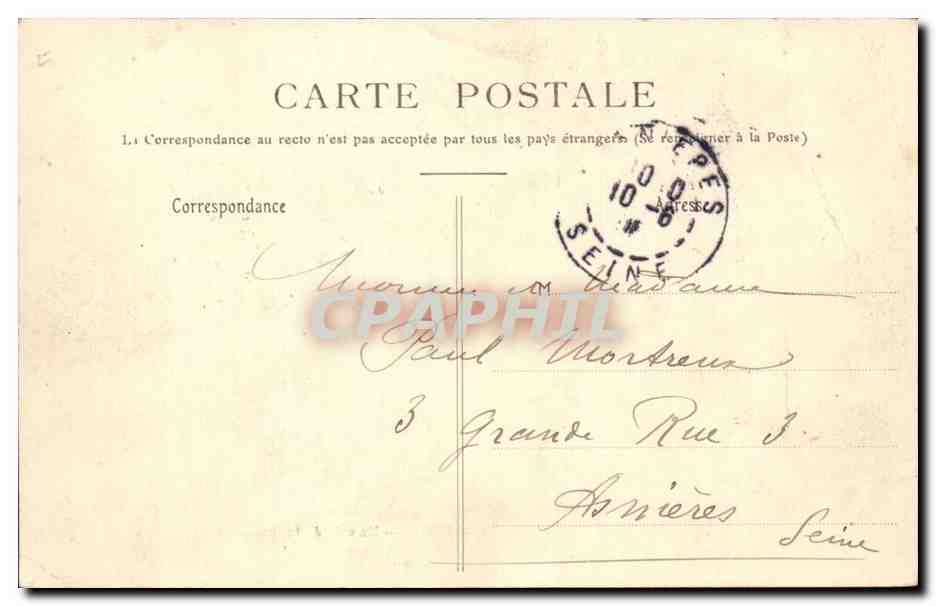 Reims - Un Coin de Jardin Ecoe - CPA  — Verso