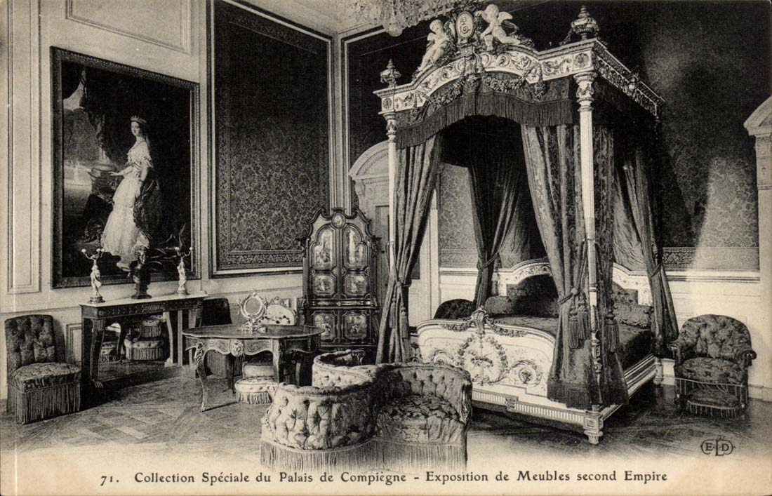 Compiegne - Colection Speciale du Palais - Exposition de Meubles second Empire - CPA 