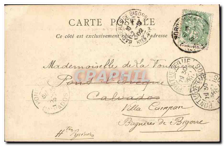 Bordeaux - Les Colonnes Rostrales et le Monument des Girondins - CPA  — Verso