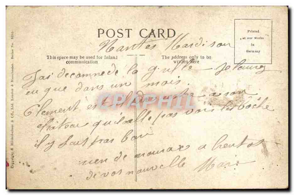 CPA On the bure  — Verso
