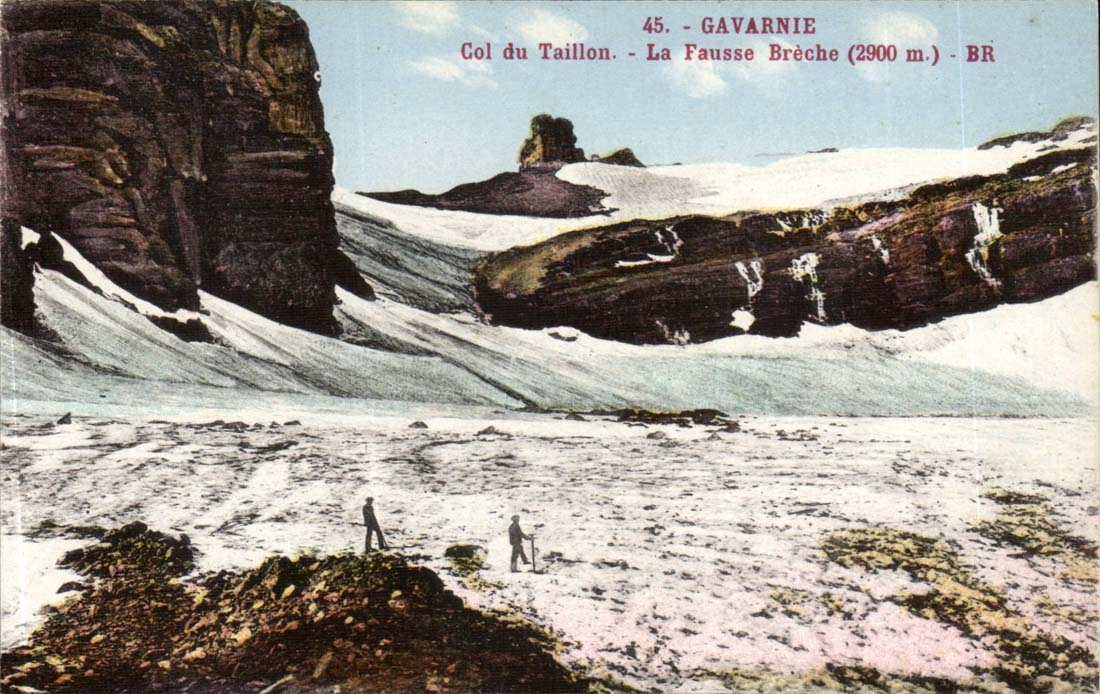 Gavarnie CPA col du Taillon la fausse Breche 