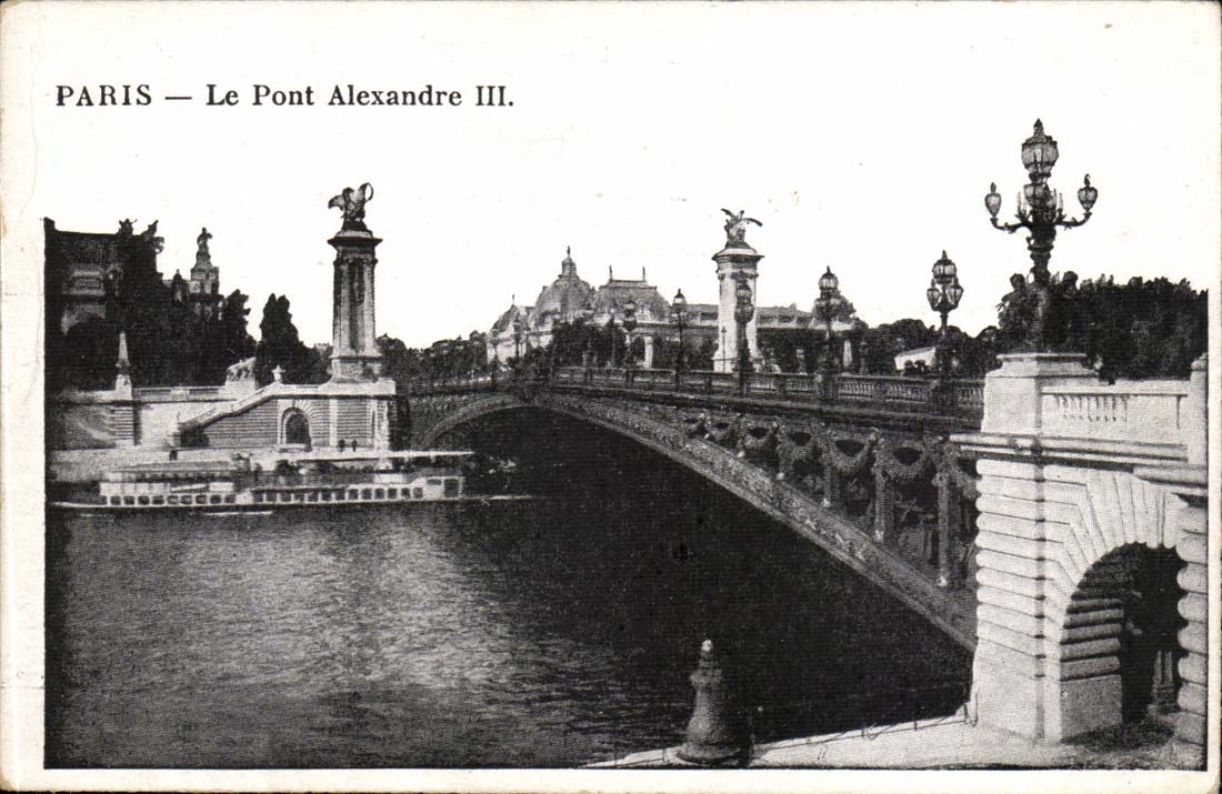 Paris CPA Pont Alexandre III