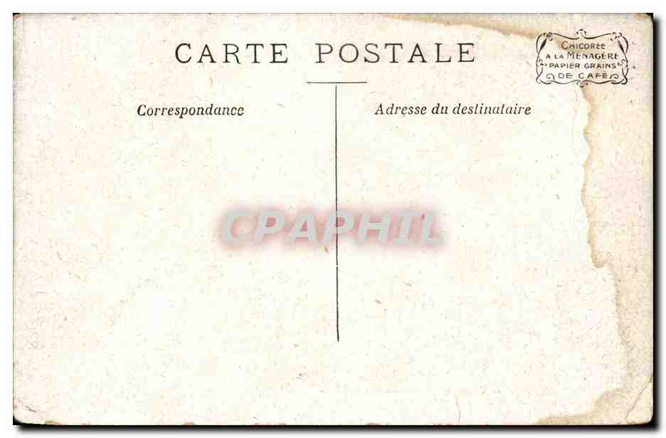 Paris CPA Boulevard et porte St martin — Verso