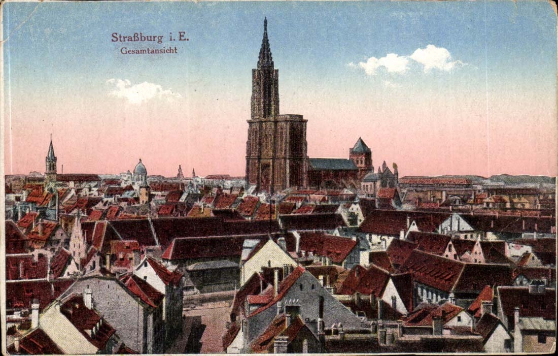 Strasbourg - Strassburg - Gesamtansicht - CPA 