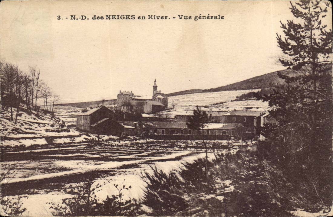 Notre Dame des Neiges en Hiver - CPA 