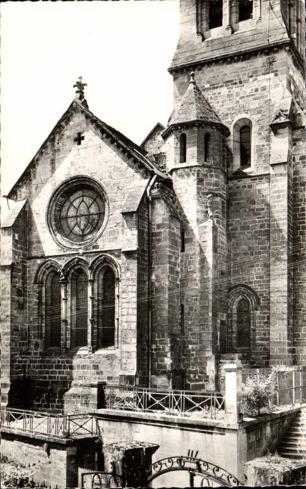 Bourbonnes les Bains - L'Eglise Notre dame - Debut XIII siecle - CPA 