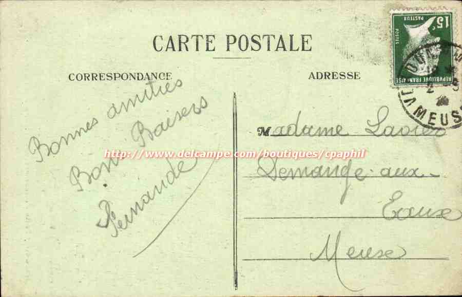 Tombe des 7 Poilus inconnus — Cimetière Militaire du Faubourg Pavé — Édition Verdun — Reverso
