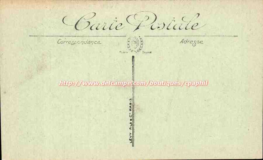 BLois CPA L'eglise St Nicolas — Verso