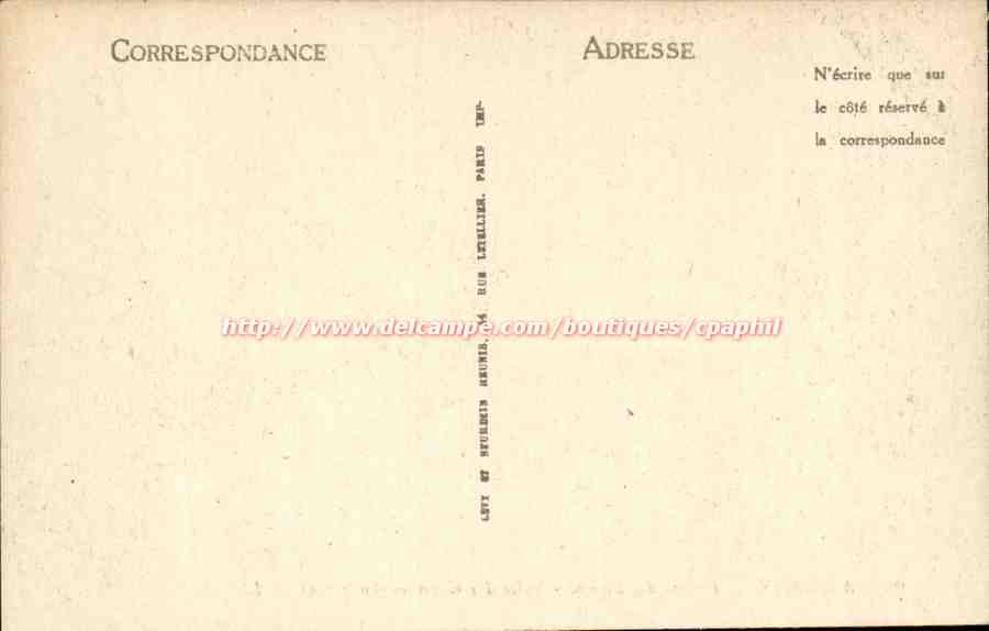 Avignon CPA palais des papes SAlles des grandes audiences — Verso