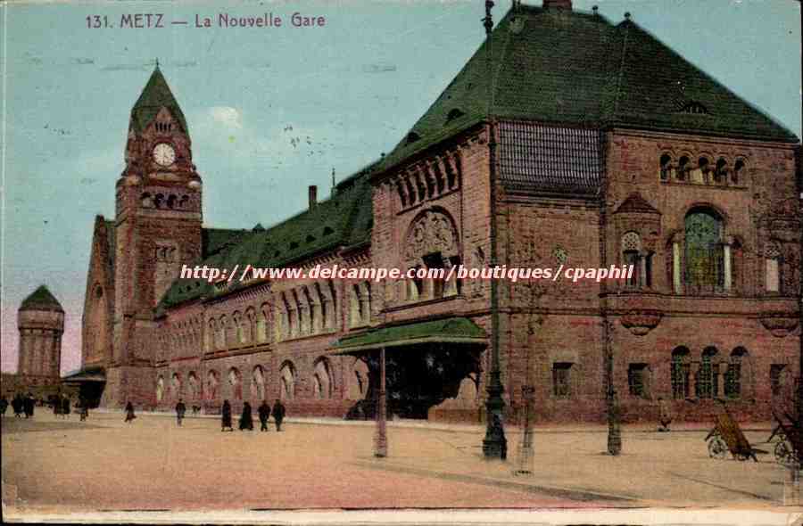 Metz CPA La nouvelle gare