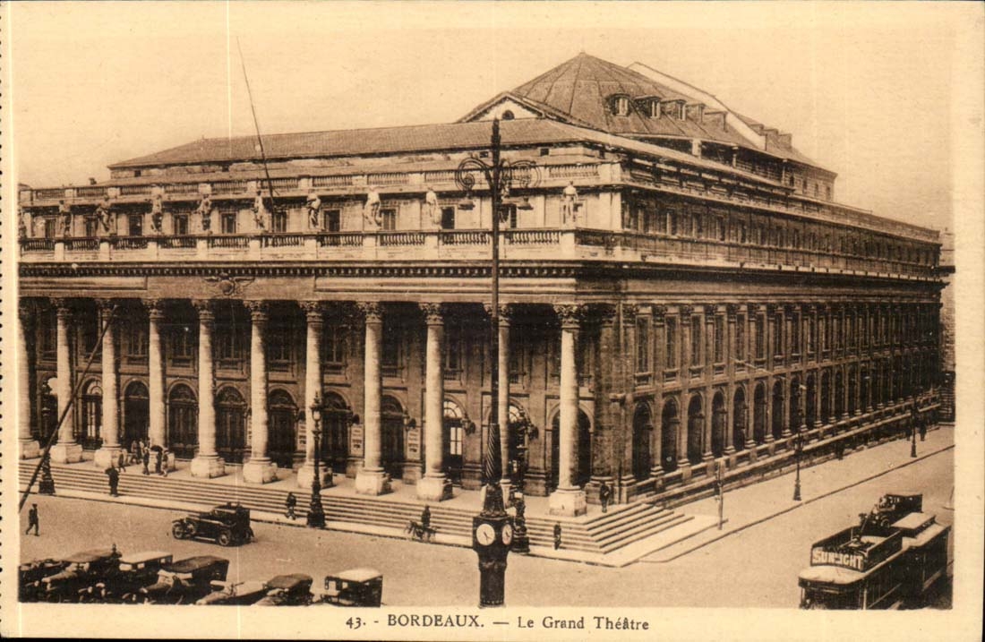 Bordeaux CPA Le grand theatre