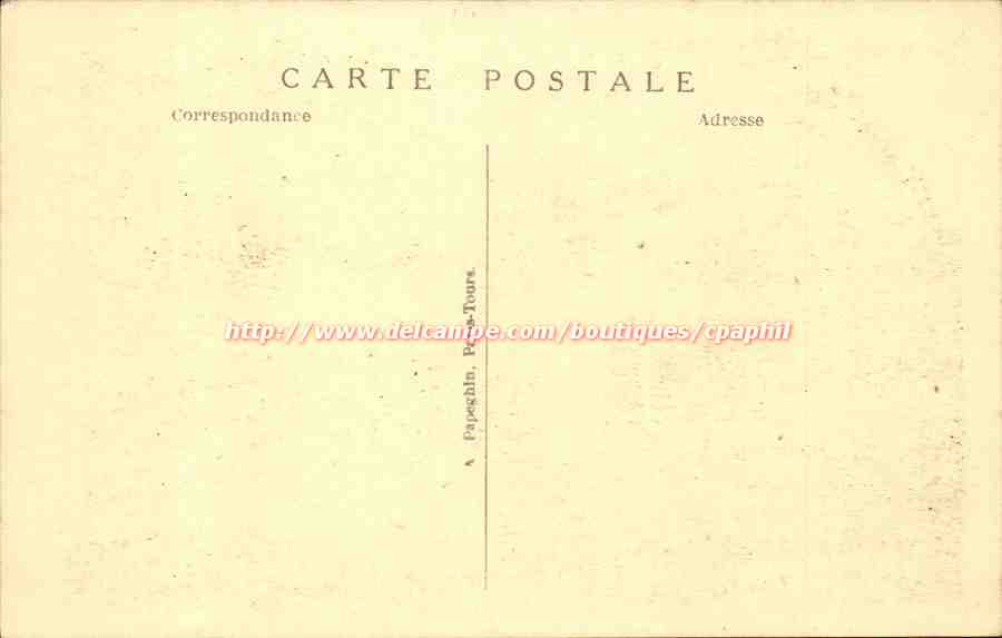 Chambord - Le Chateau - Cote Ouest CPA  — Back
