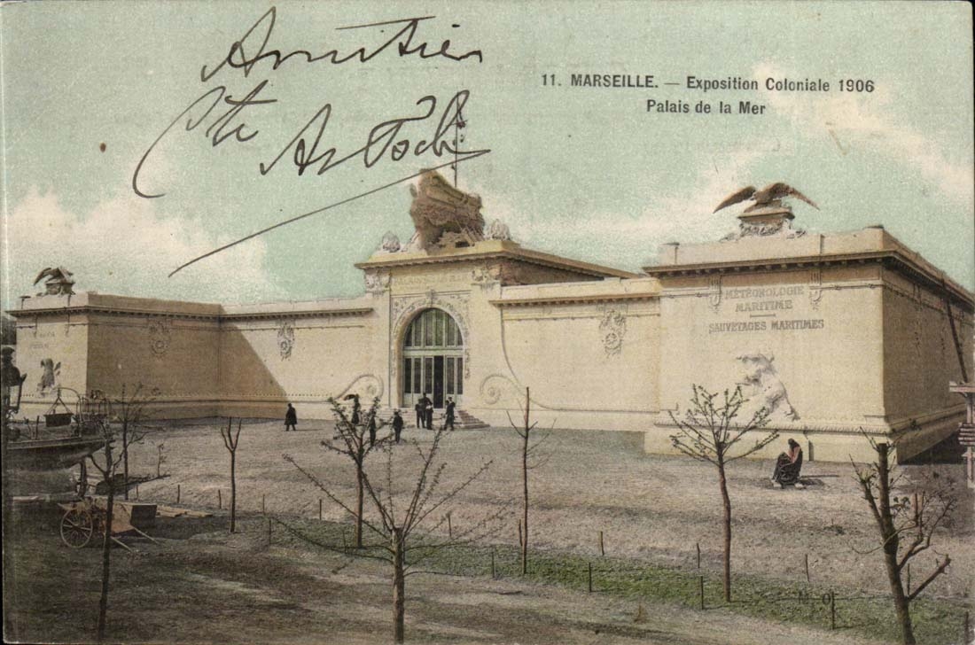 Marseille - Exposition Coloniale 1906 - Palais de la Mer CPA 