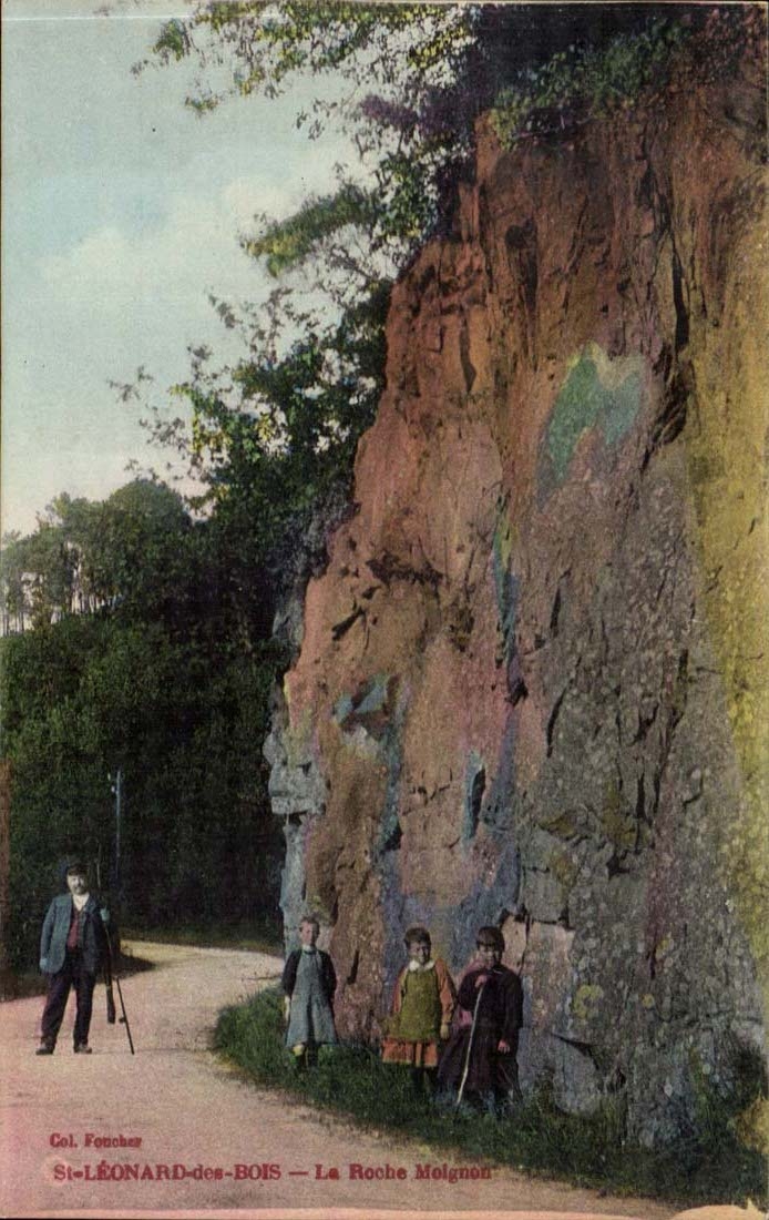 St Leonard des Bois - la Roche Molgnon CPA 
