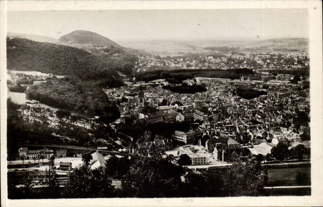 Besancon les Bains - Vue prise du Fort de Bregille - CPA 