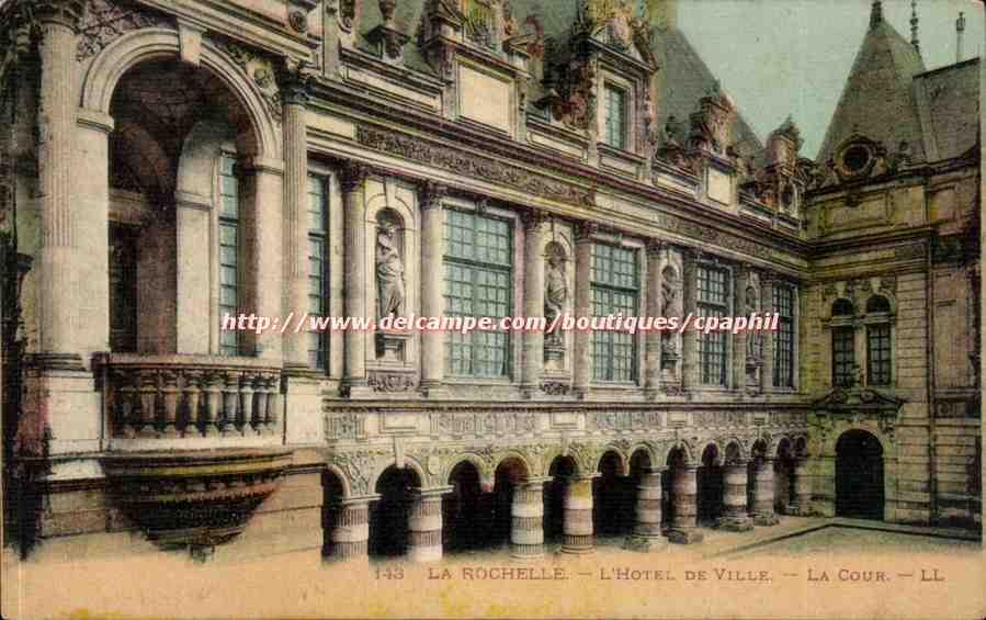 La Rochelle - L'Hotel de Ville - CPA 