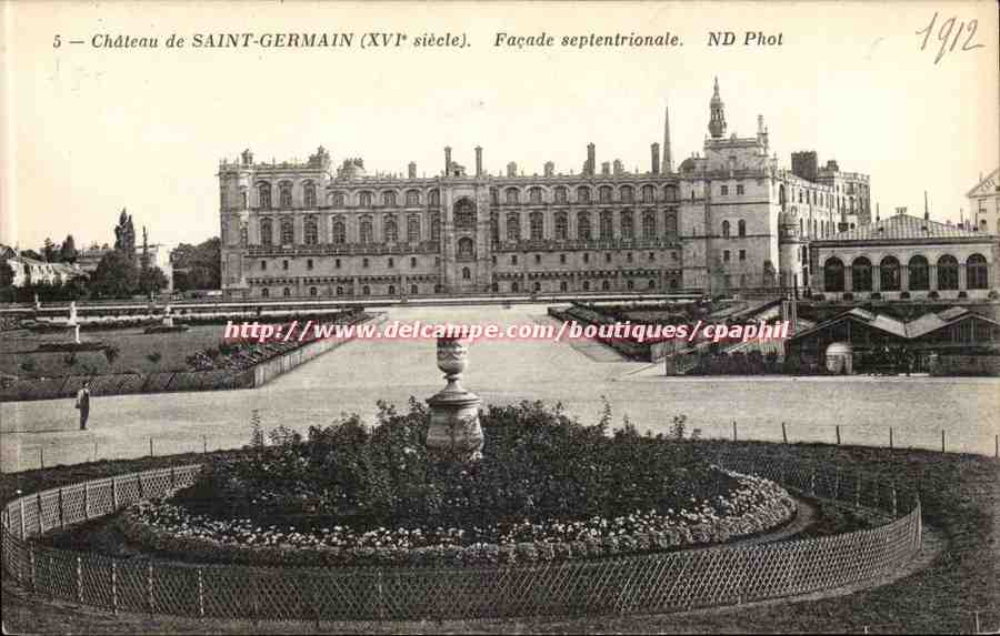 Schloss SAINT-GERMAIN (16. Jahrhundert) — Nordfassade — ND Phol