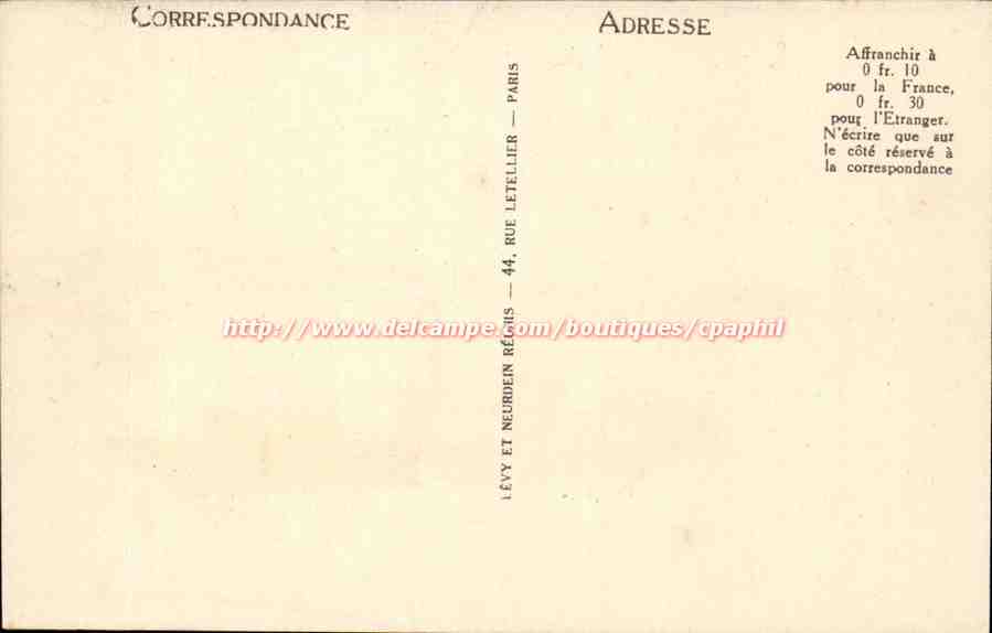 La Rochelle - La Tour des Quatre Sergents - CPA  — Rückseite