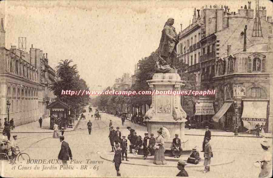 Bordeaux CPA Place Tourny et cours du jardin public