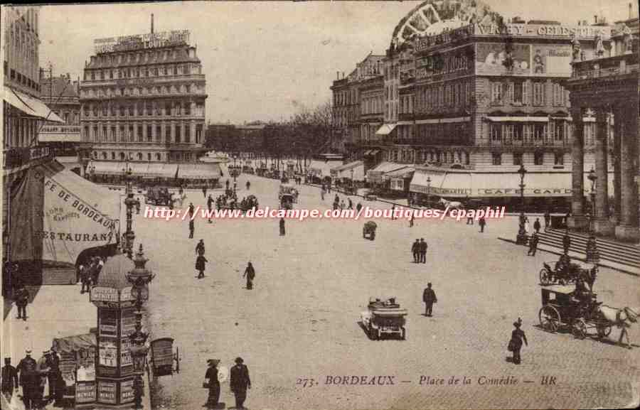 Bordeaux — Place de la Comédie — Bloc Frères, éditeurs, n°2773