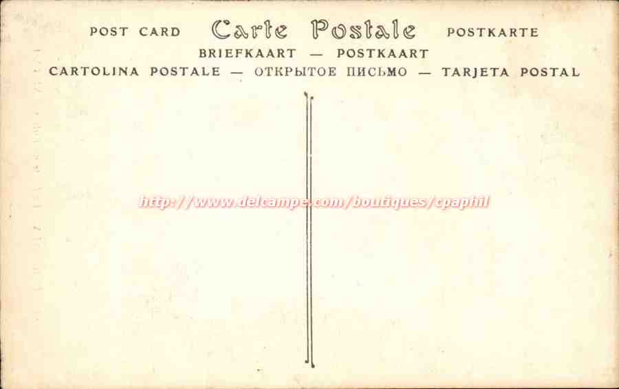 Bordeaux CPA La porte du palais — Verso
