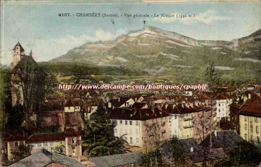 Chambery CPA Vue generale Le Nivolet