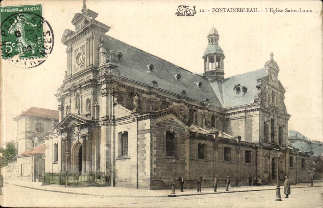 Fontainebleau - L'Église Saint-Louis — éditeur inconnu, n° 10