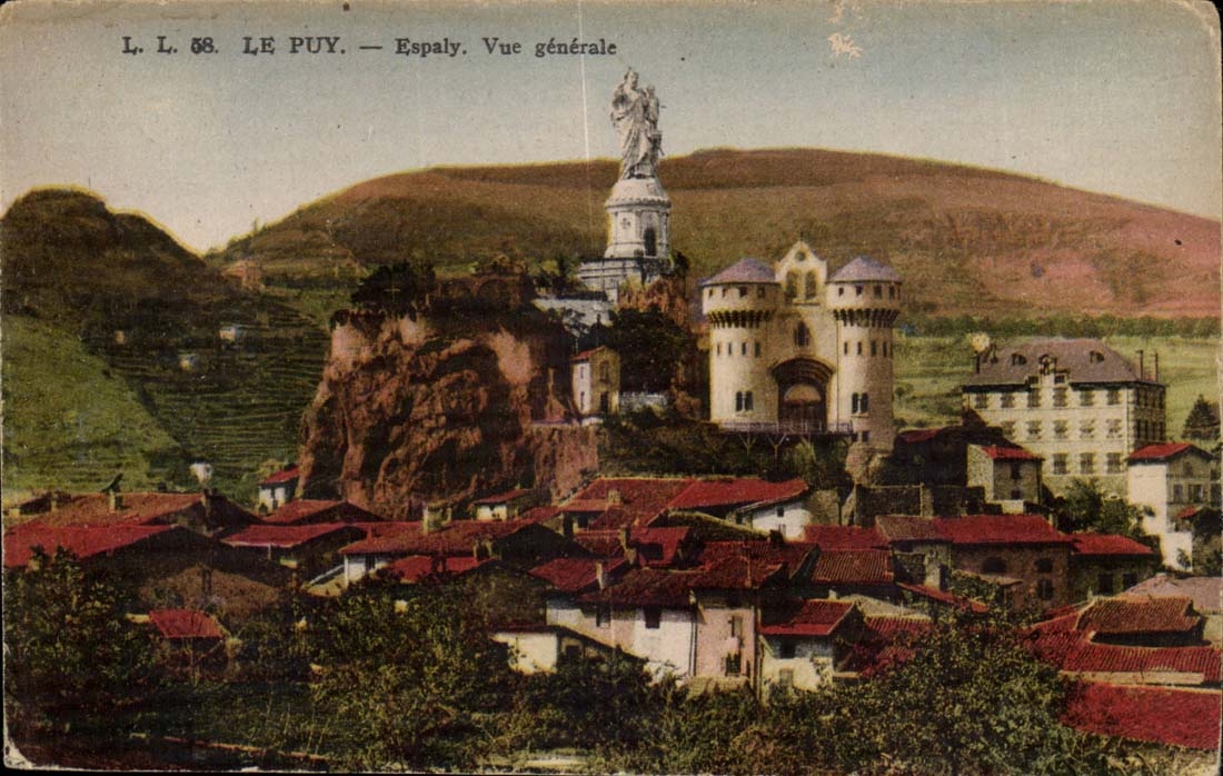 Le Puy — Espaly. Vue générale — L. L. 58