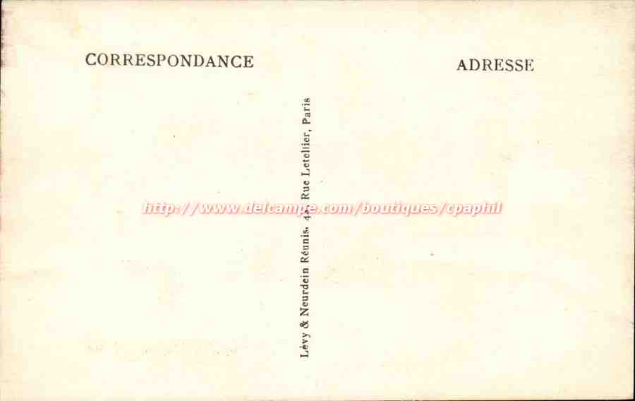 Nantes CPA Place de la Duchesse Anne et cours Saint pierre — Rückseite