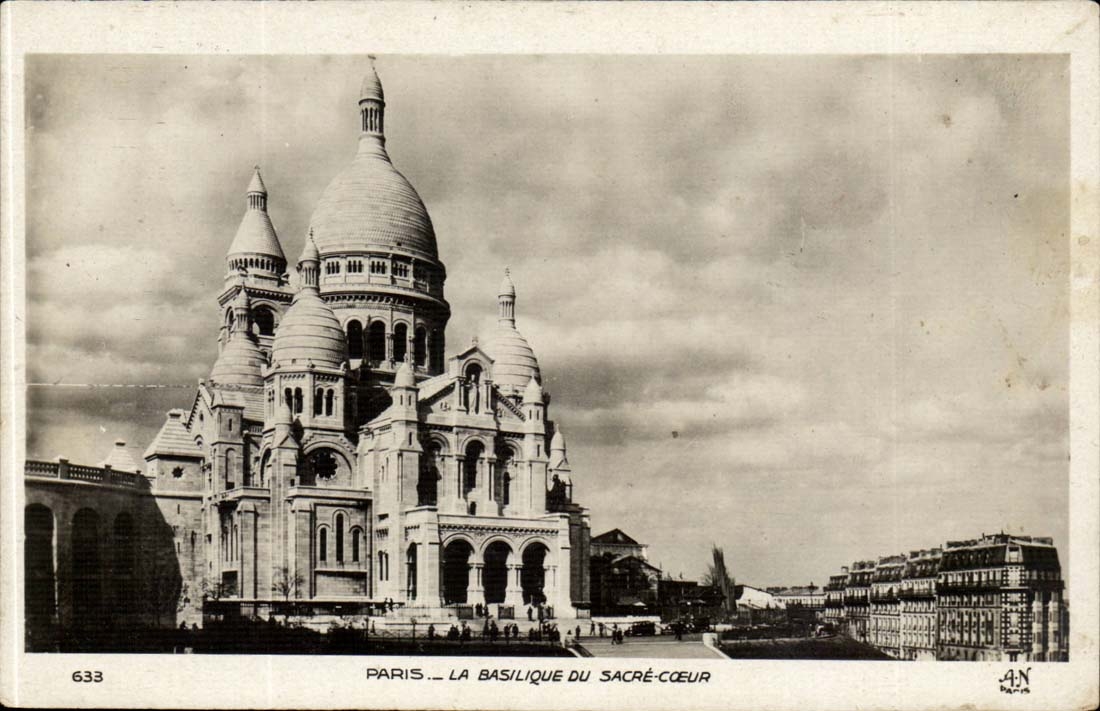 Paris 18 - La Basilique de Sacre Coeur - CPA 