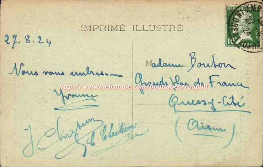 Chateaurenault - Entree du Chateau Porte de l'Horloge - CPA  — Rückseite