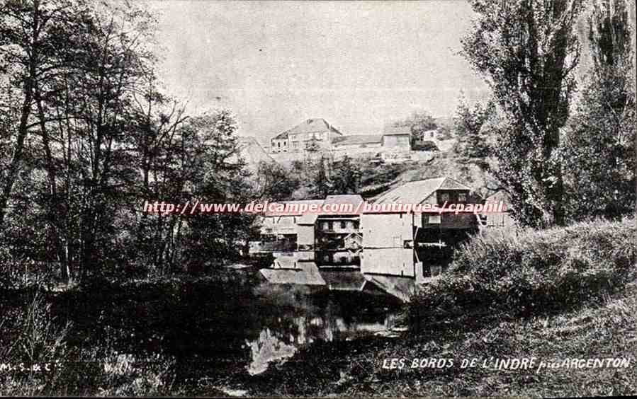 Les Bords de l' Indre - CPA 