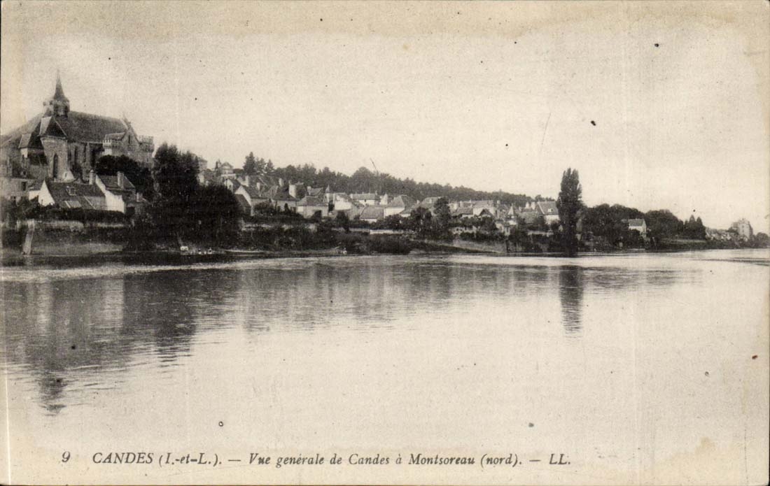 Candes - Vue Generale de Candes a Montscreau - CPA 