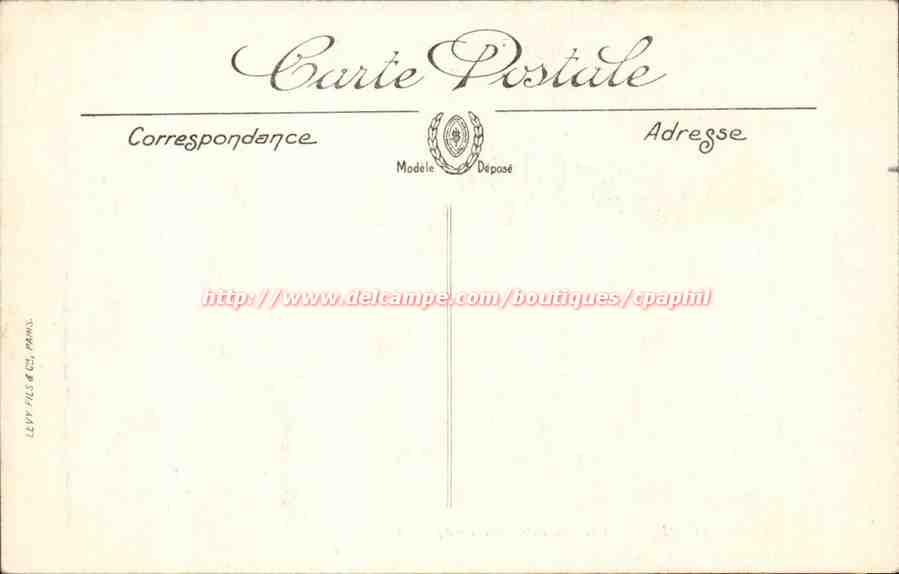 Candes - Vue Generale cote nord - CPA  — Rückseite